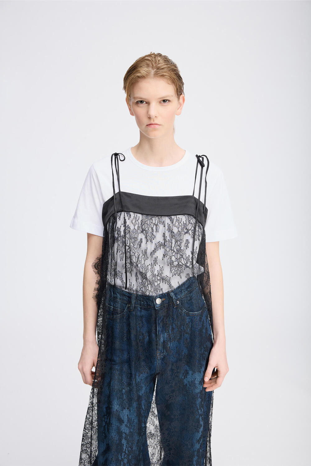 Rocco blondekjole - sort